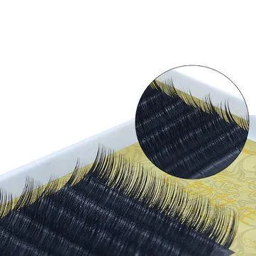 12 Rows 8-13mm Individual Eyelashes Extension Synthetic Fiber Eyes Makeup False Eye Lashes Grafting