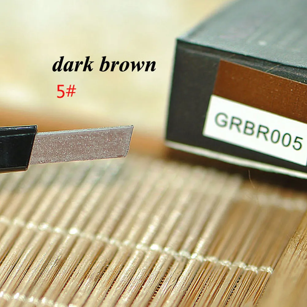 1pc Hot Sale Waterproof Longlasting Makeup Black Brown Eyebrow Pencil