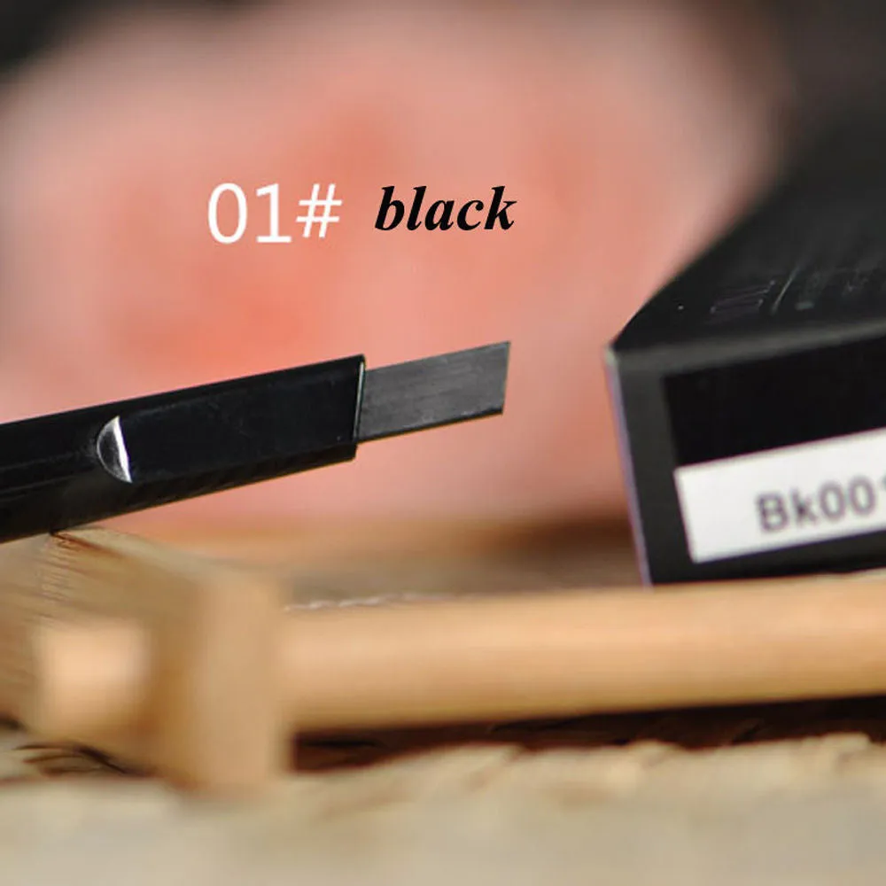 1pc Hot Sale Waterproof Longlasting Makeup Black Brown Eyebrow Pencil