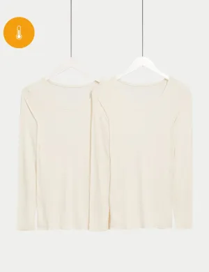 2pk Heatgen Thermal Long Sleeve Tops