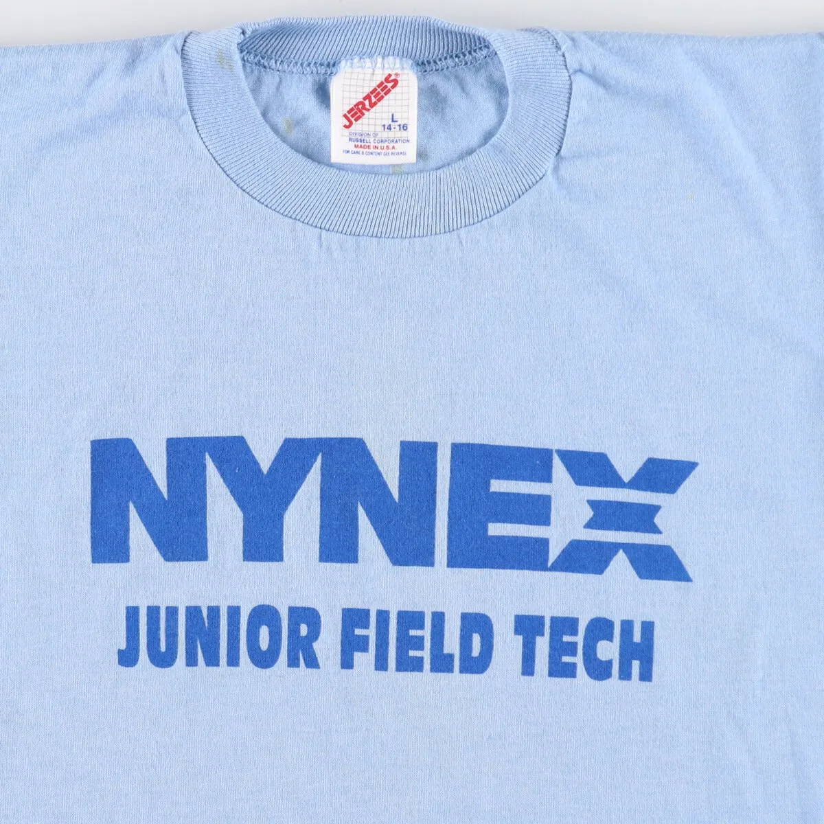 80'S Jerzees Advertising T-shirt Made in USA Women's L size Vintage /eaa481553