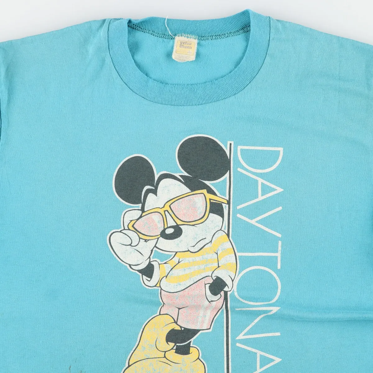 80'S VELVA SHEEN MICKEY MOUSE Mickey Mouse character print T-shirt made in USA men's L vintage /eaa442934