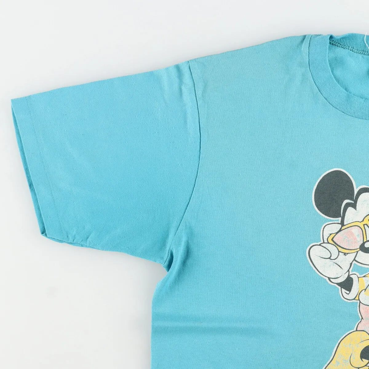 80'S VELVA SHEEN MICKEY MOUSE Mickey Mouse character print T-shirt made in USA men's L vintage /eaa442934