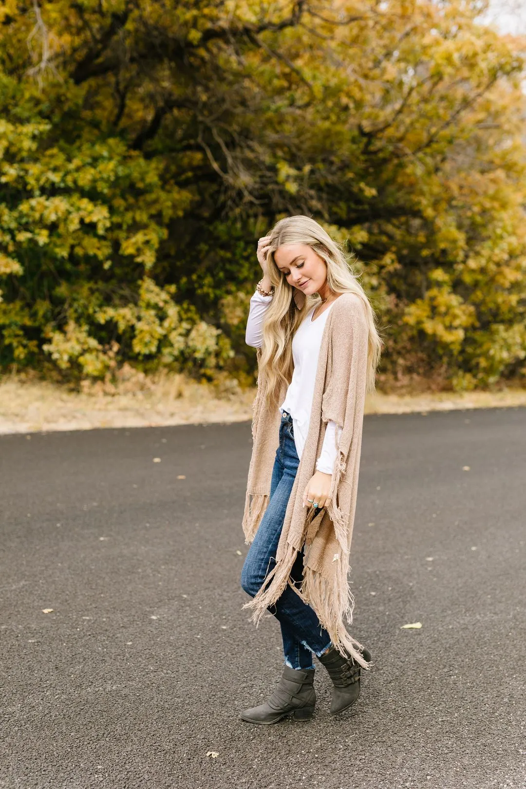 A Ray Of White Long Sleeve V