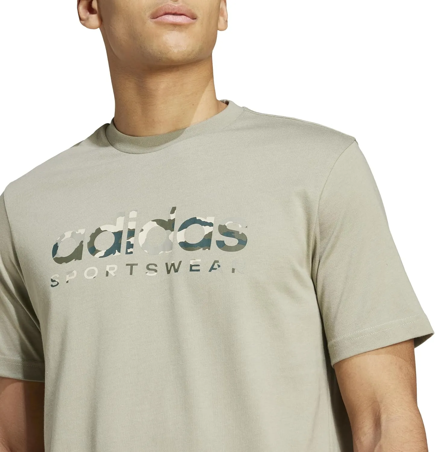 adidas Men's Camouflage Linear Graphic T-Shirt