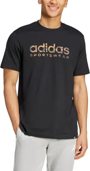 adidas Men's Camouflage Linear Graphic T-Shirt
