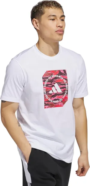 adidas Men's Camouflage Shape Graphic T-Shirt