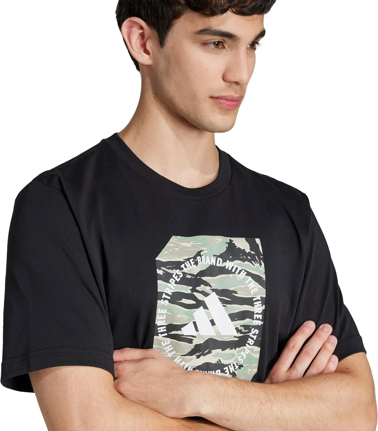 adidas Men's Camouflage Shape Graphic T-Shirt