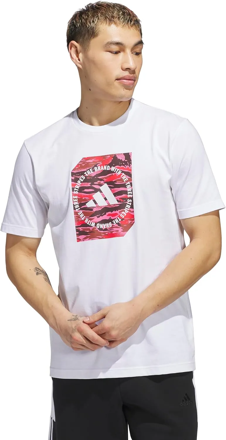 adidas Men's Camouflage Shape Graphic T-Shirt