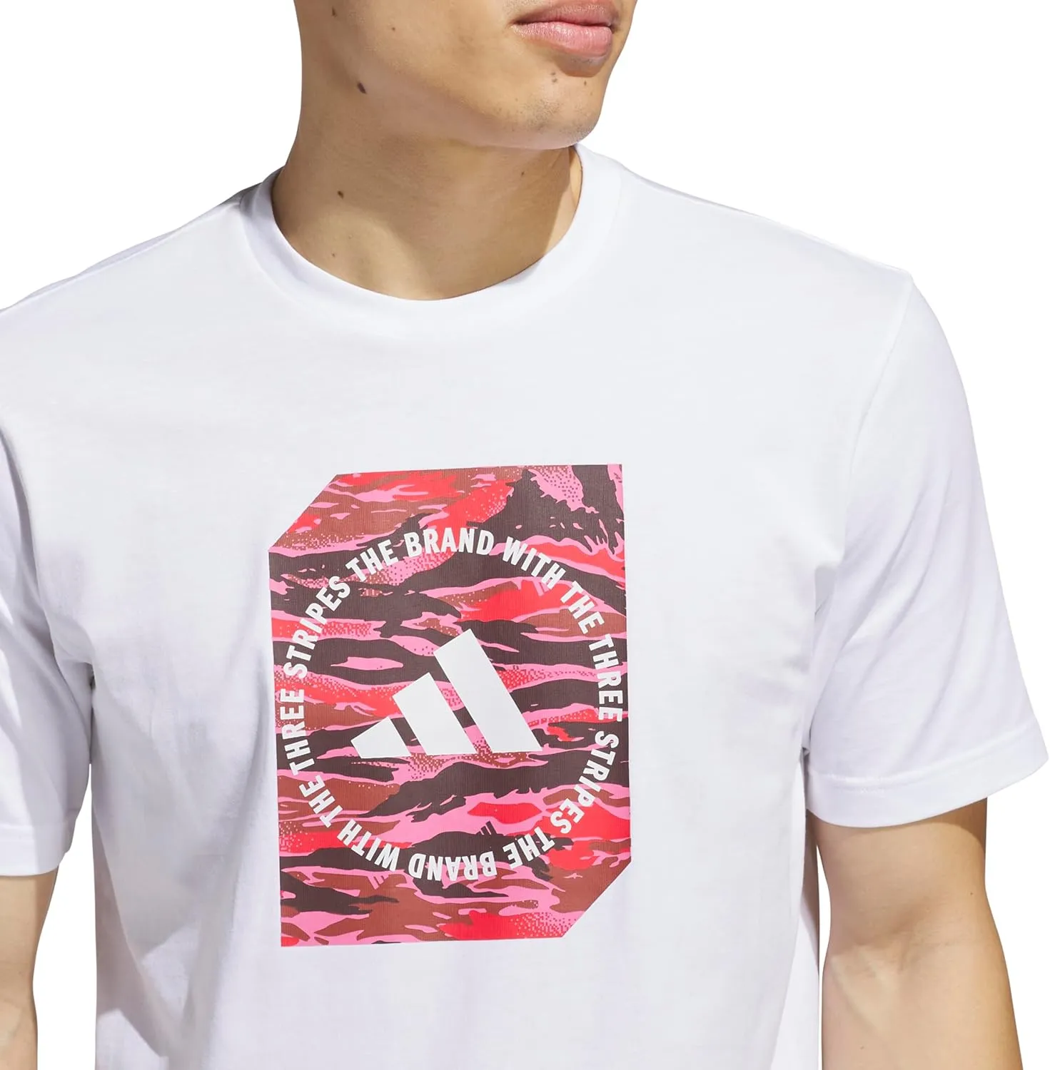 adidas Men's Camouflage Shape Graphic T-Shirt