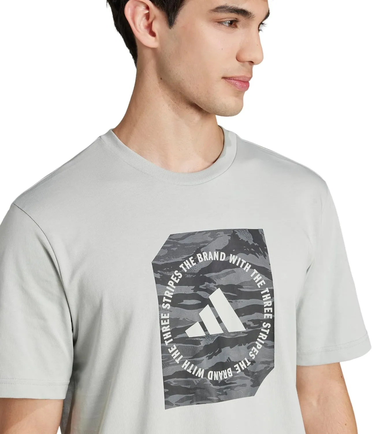 adidas Men's Camouflage Shape Graphic T-Shirt