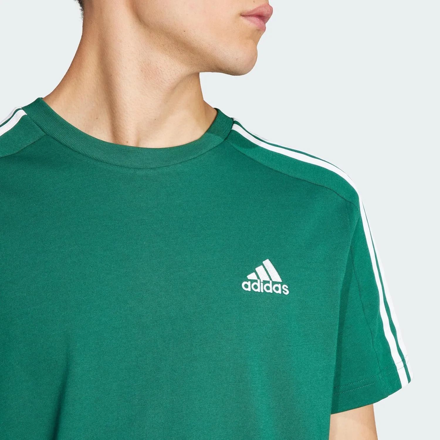 adidas Men's Essentials Single Jersey 3-Stripes T-Shirt