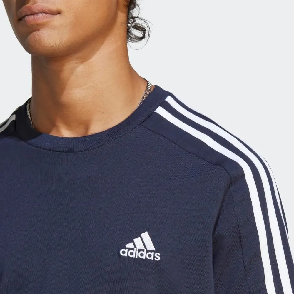 adidas Men's Essentials Single Jersey 3-Stripes T-Shirt