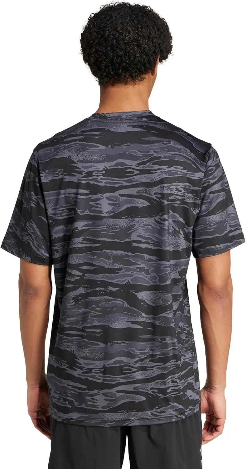 adidas Men's Train Essentials Camouflage All Over Printed T-Shirt