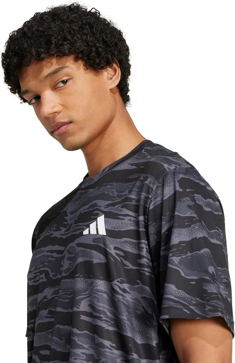 adidas Men's Train Essentials Camouflage All Over Printed T-Shirt