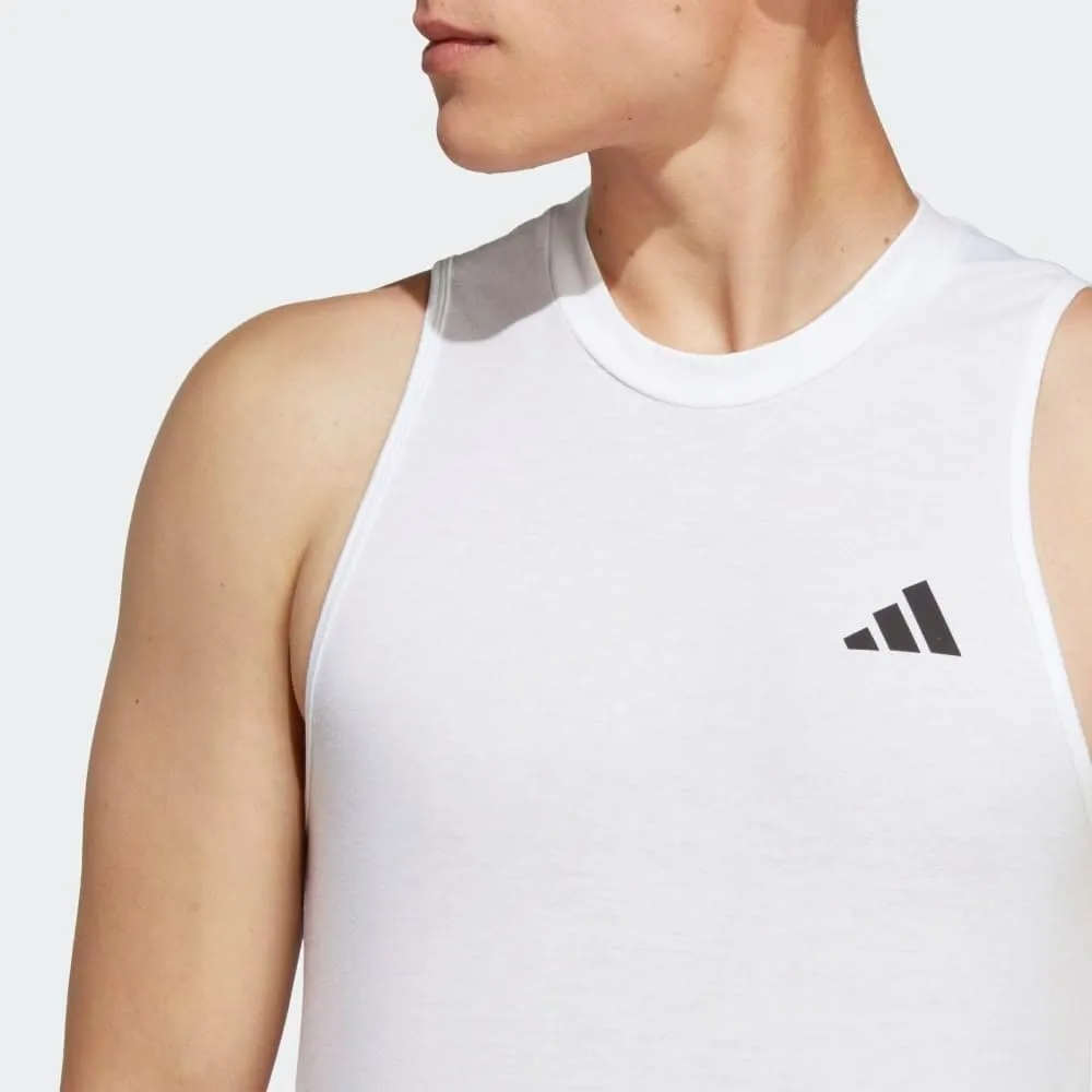 adidas Men's Training Essentials Feel Ready Logo Sleeveless T-Shirt