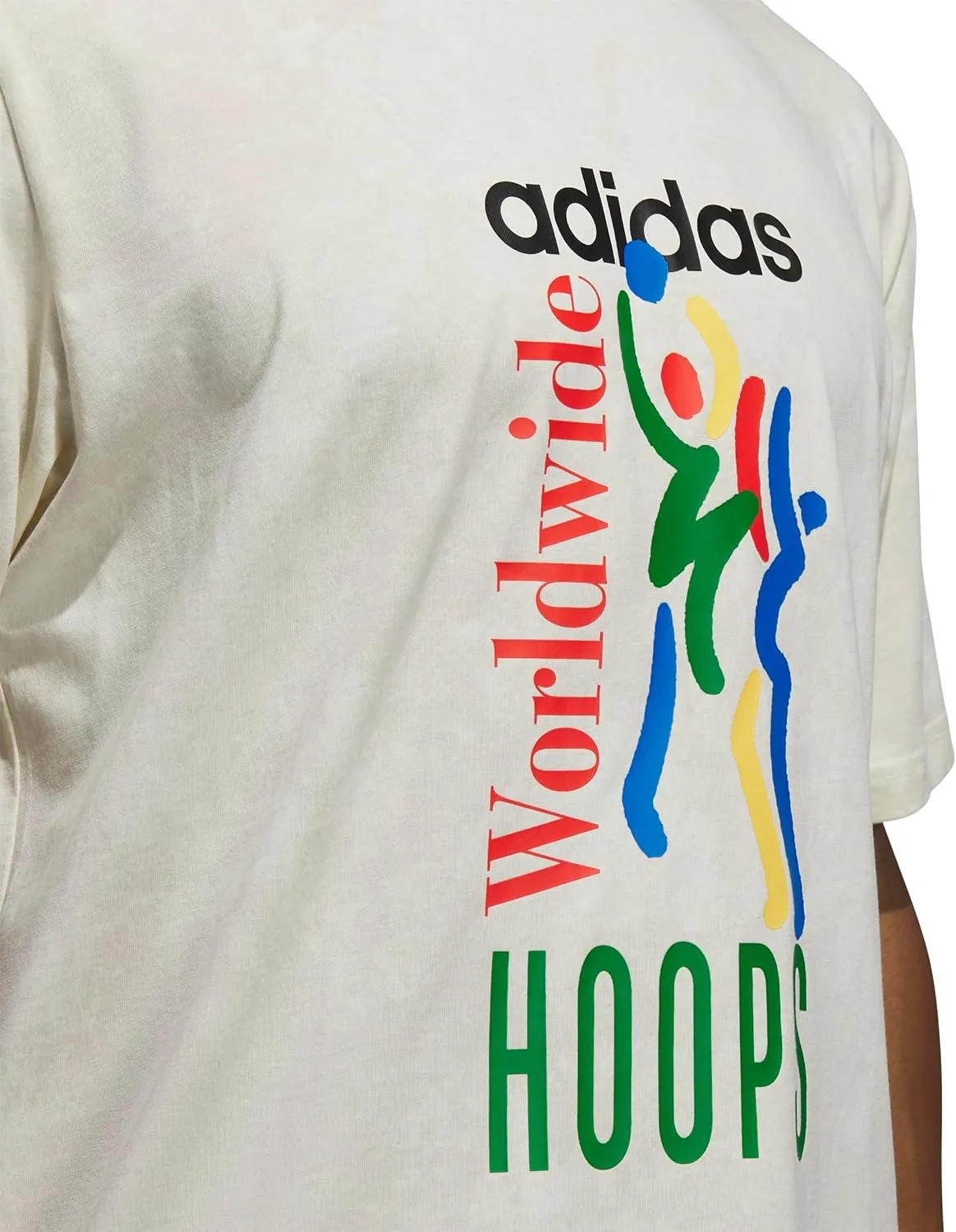 adidas Men's Worldwide Hoops All Over Print Basketball T-Shirt