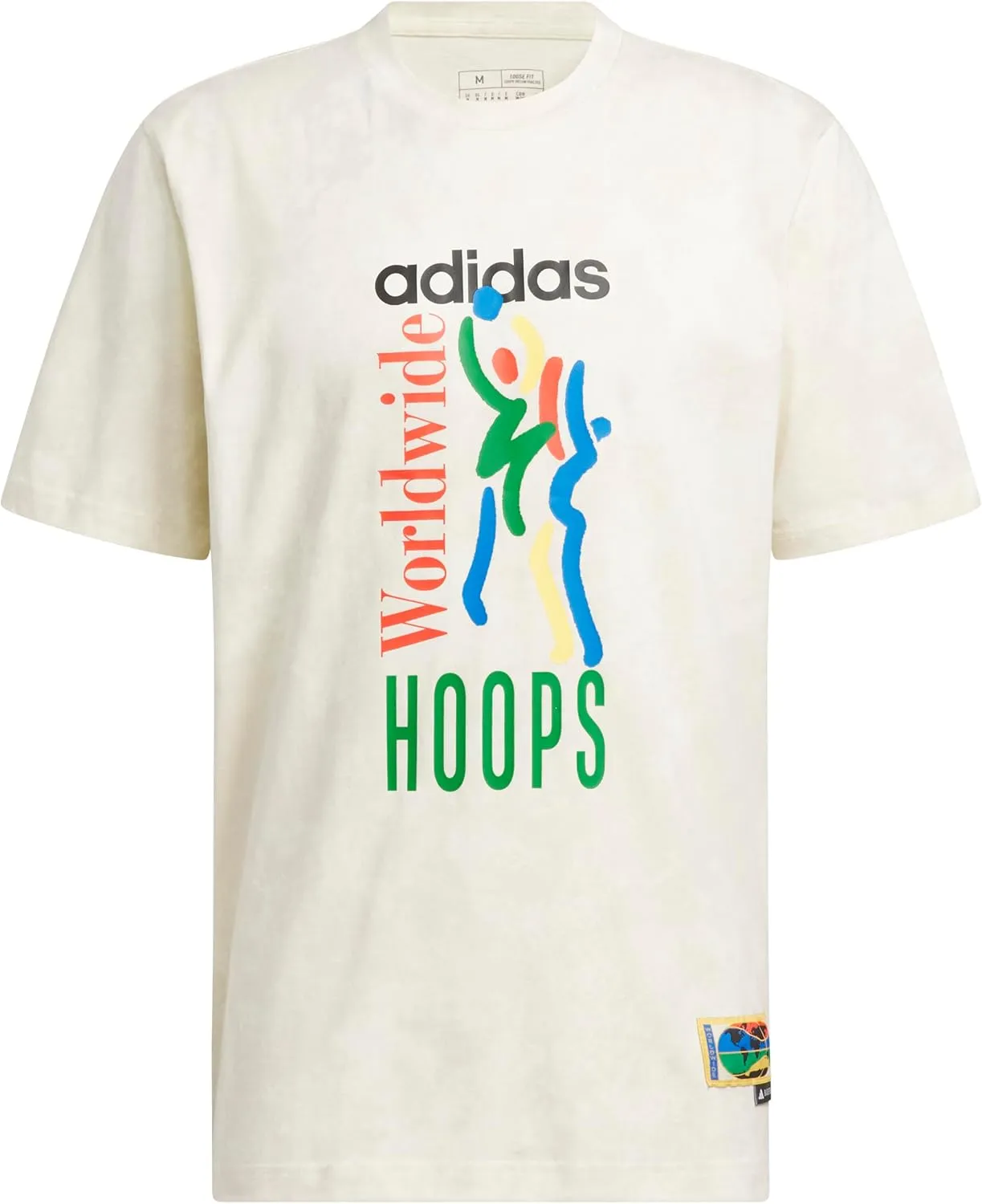 adidas Men's Worldwide Hoops All Over Print Basketball T-Shirt