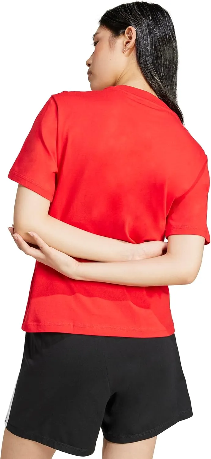 adidas Women's Essentials Small Logo Cotton T-Shirt