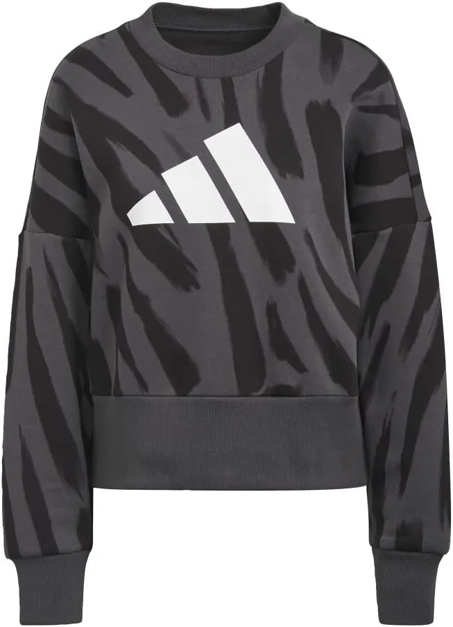 adidas Women's Future Icons Feel Fierce Graphic Sweatshirt