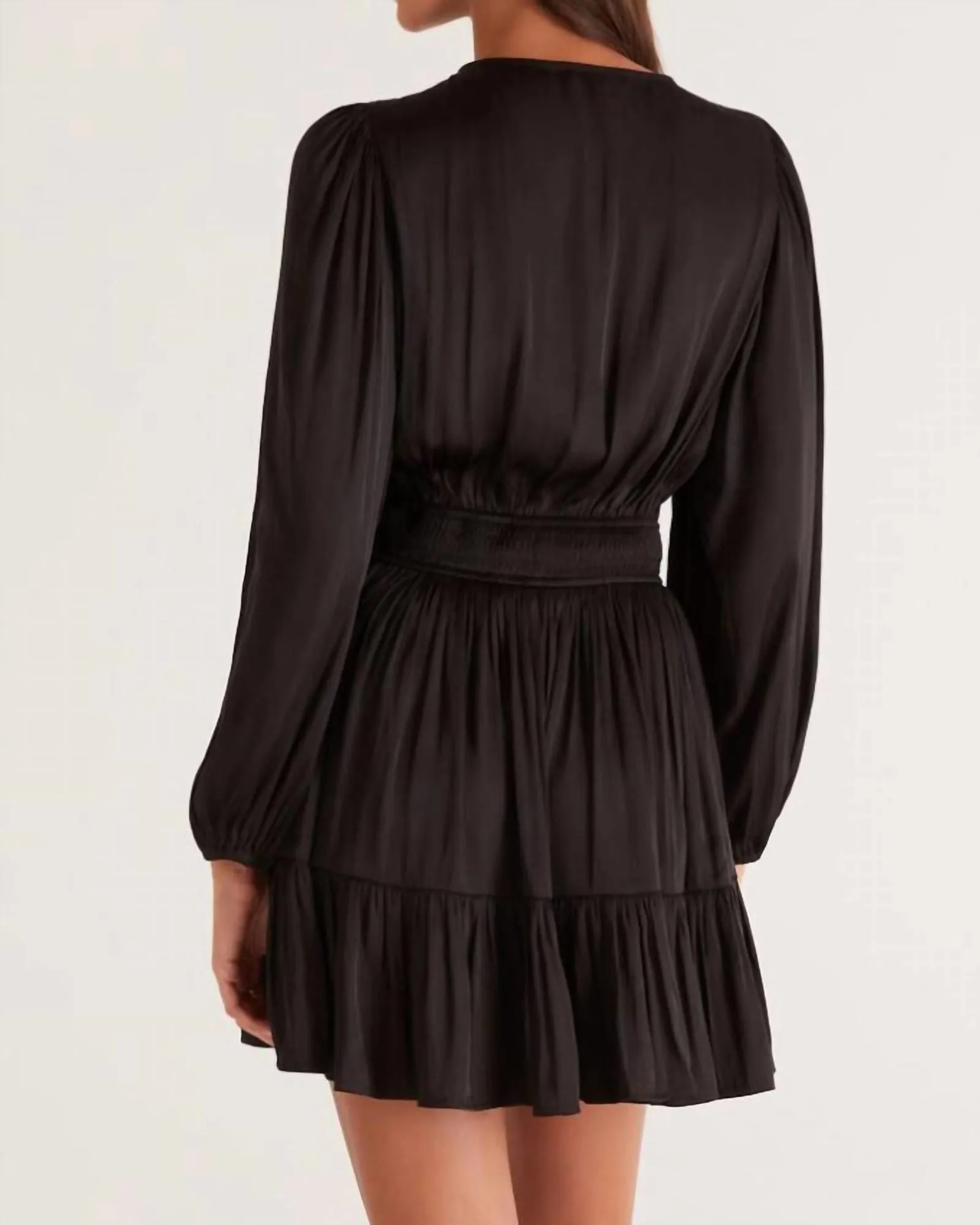 Alita Mini Dress in Black | Black
