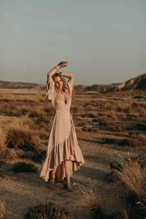 Alma Dress - Pink Clay