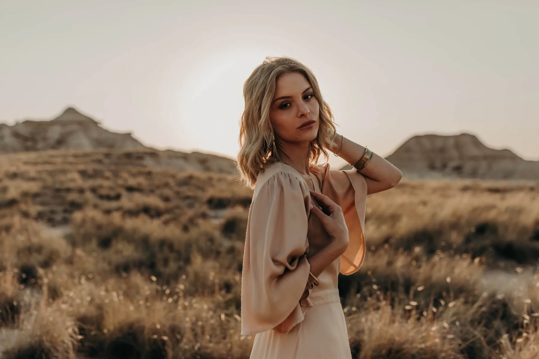 Alma Dress - Pink Clay