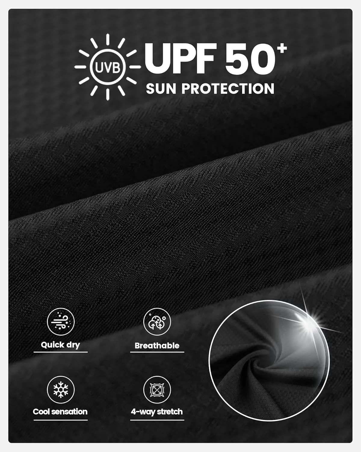 Angel season Men's Rash Guard Shirts UPF 50  Long Sleeve Swim Shirts Quick Dry UV Sun Protection Lightweight