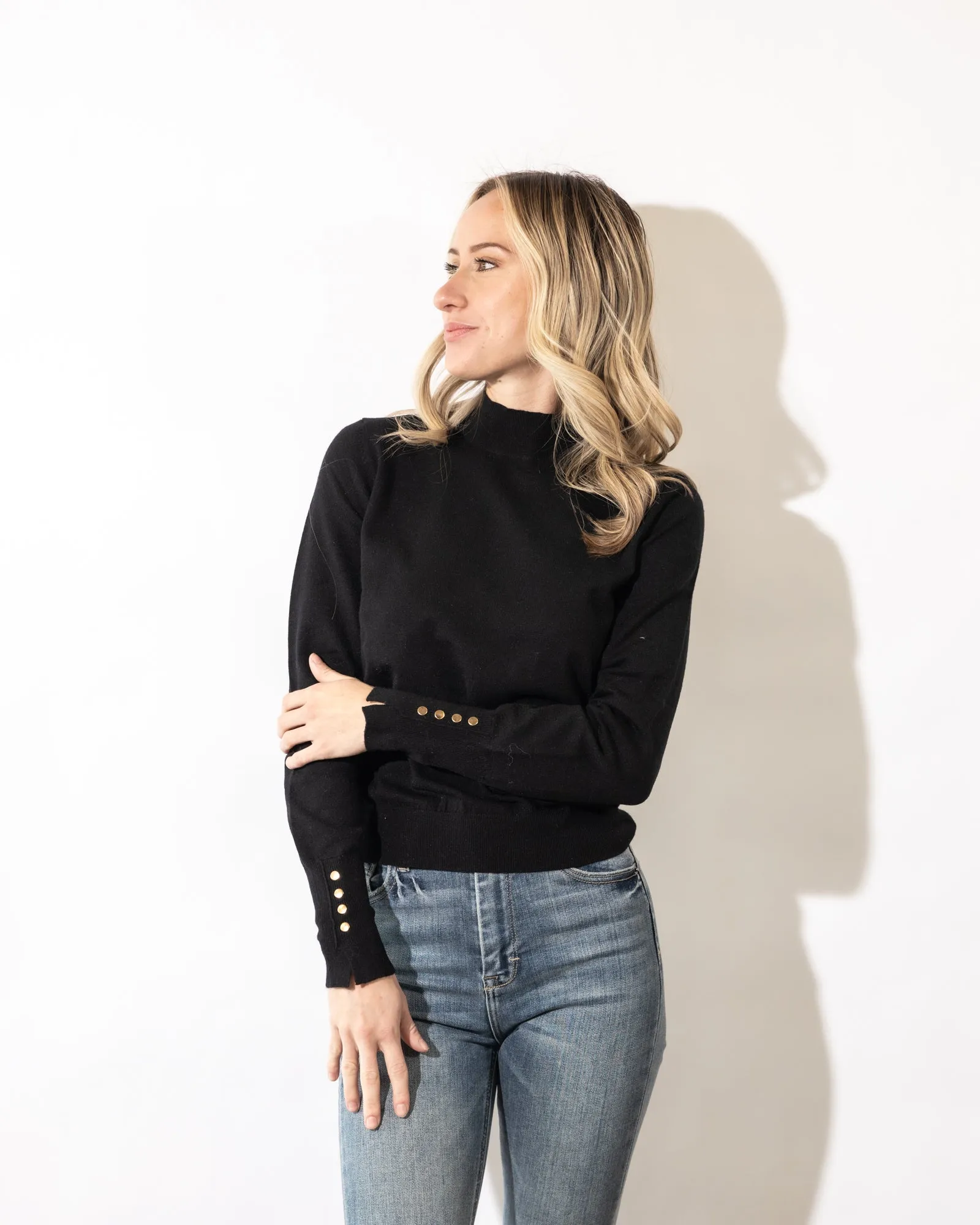 Aubrie Mock Neck Sweater