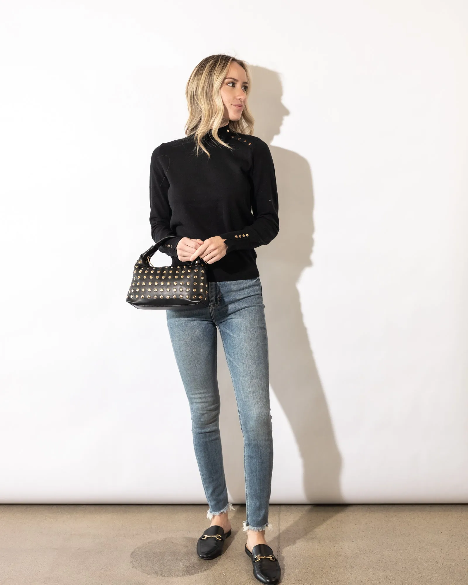 Aubrie Mock Neck Sweater
