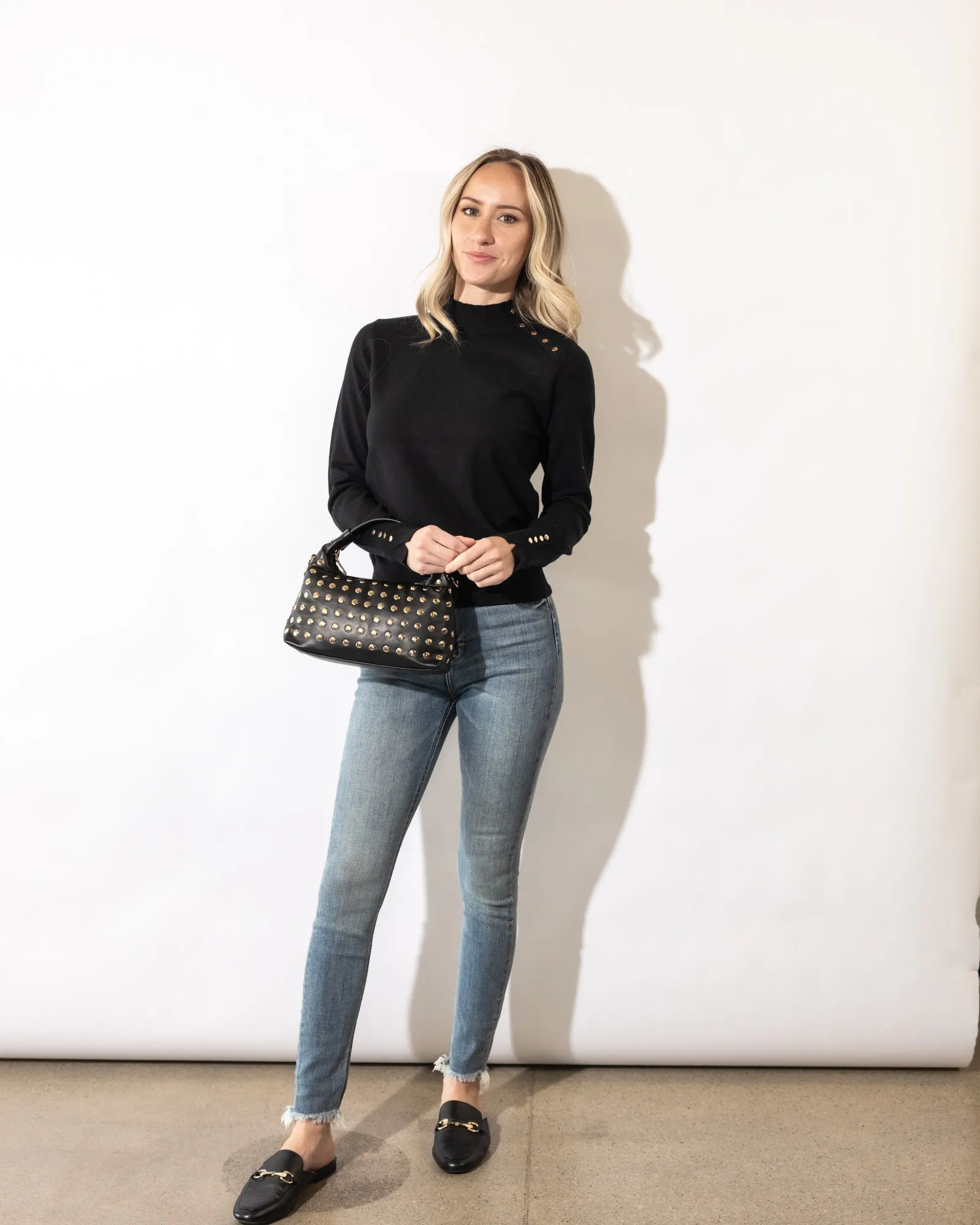Aubrie Mock Neck Sweater