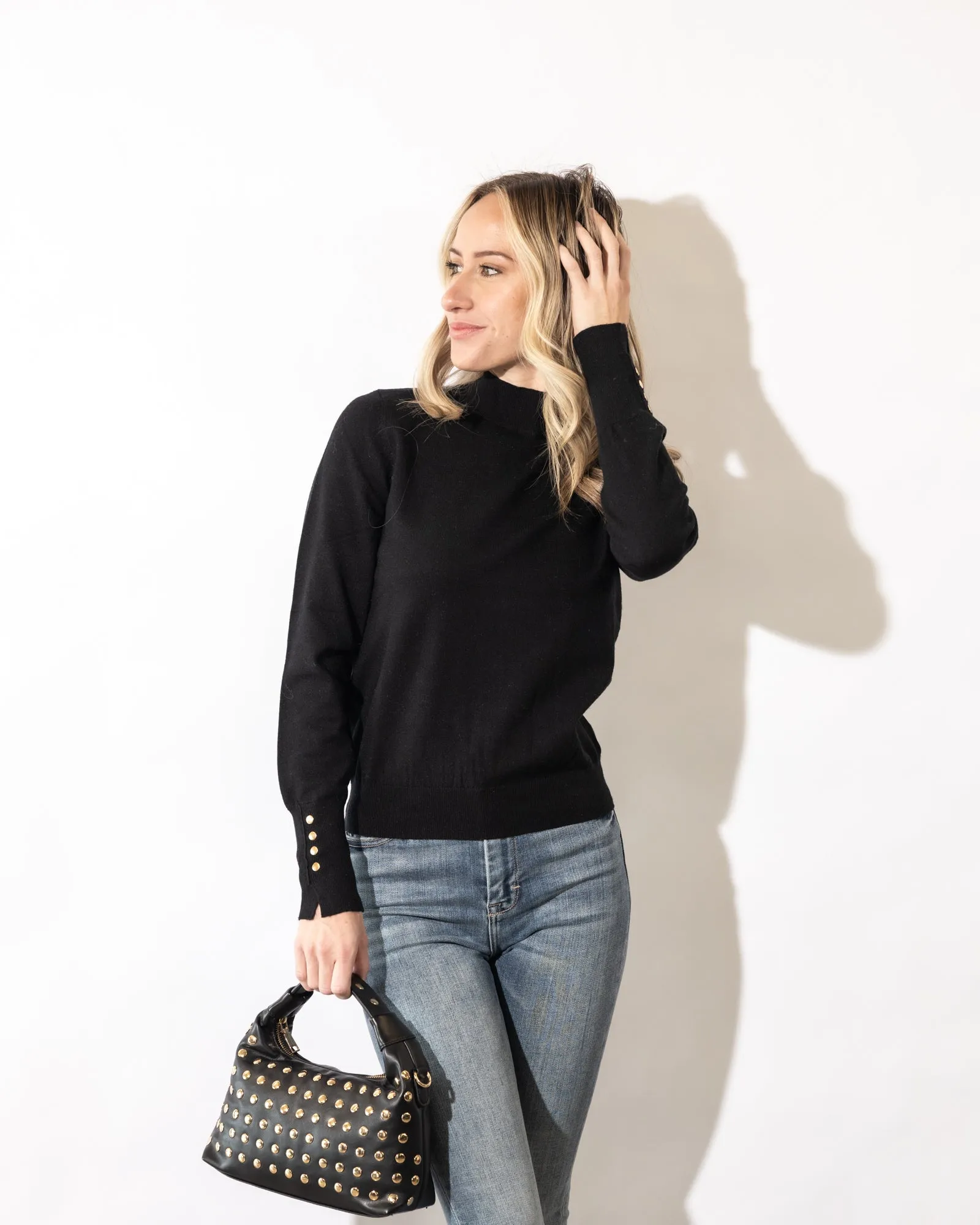 Aubrie Mock Neck Sweater