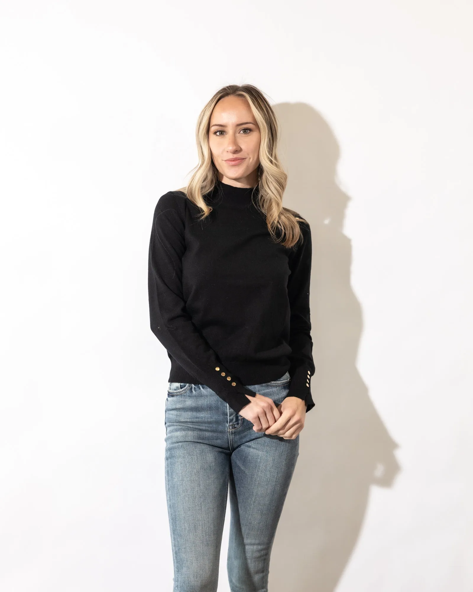 Aubrie Mock Neck Sweater