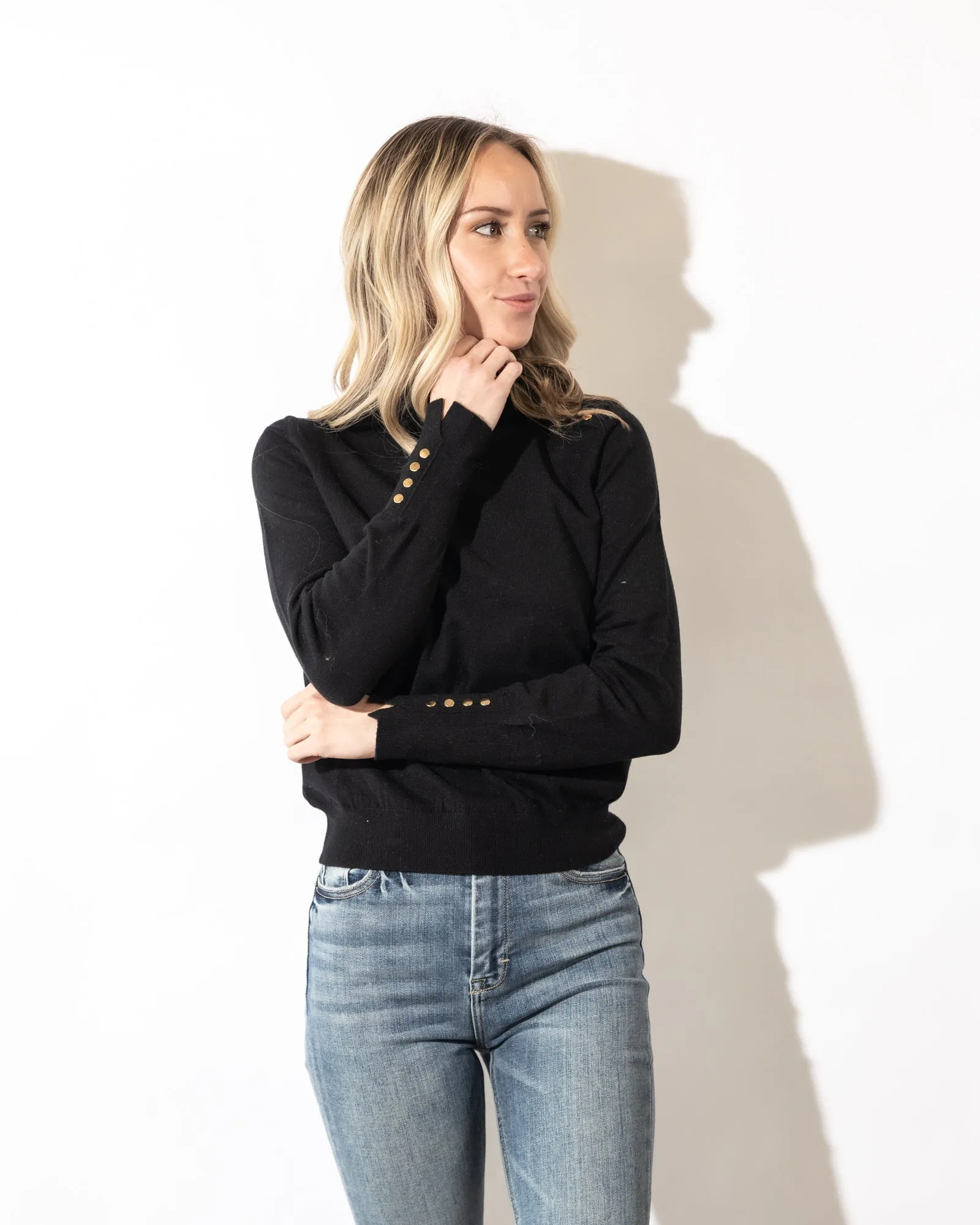 Aubrie Mock Neck Sweater