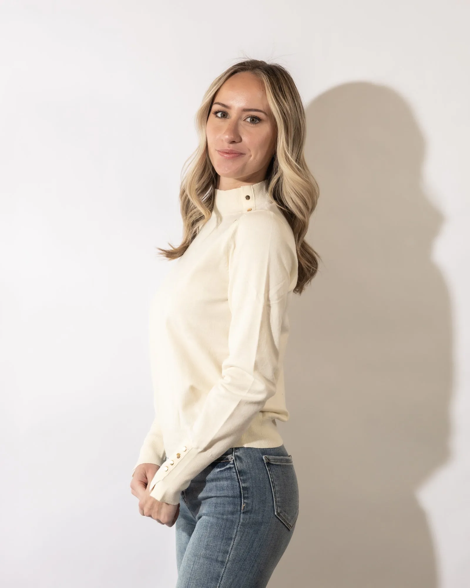 Aubrie Mock Neck Sweater