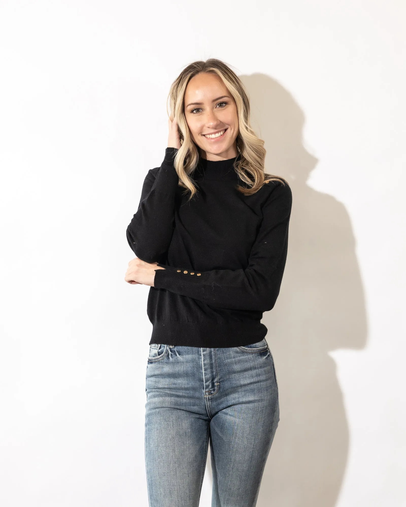 Aubrie Mock Neck Sweater