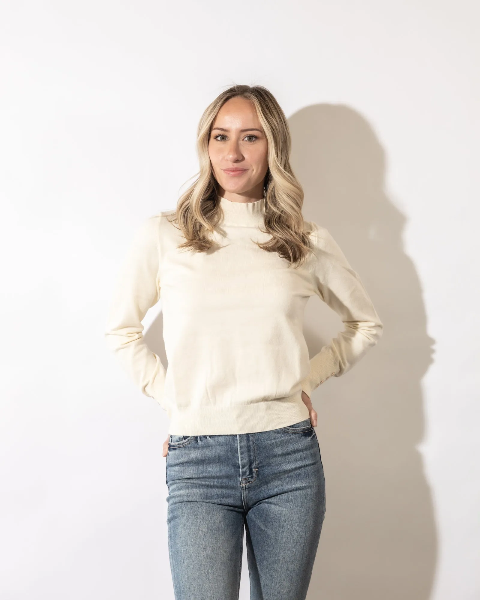 Aubrie Mock Neck Sweater