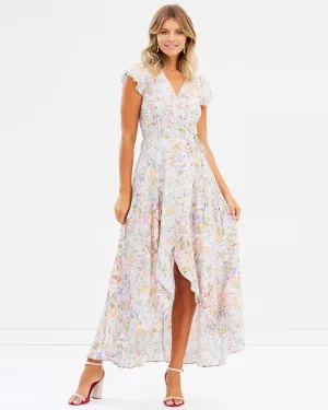 Auguste The Label Floral New Romance Petal Wrap Dress
