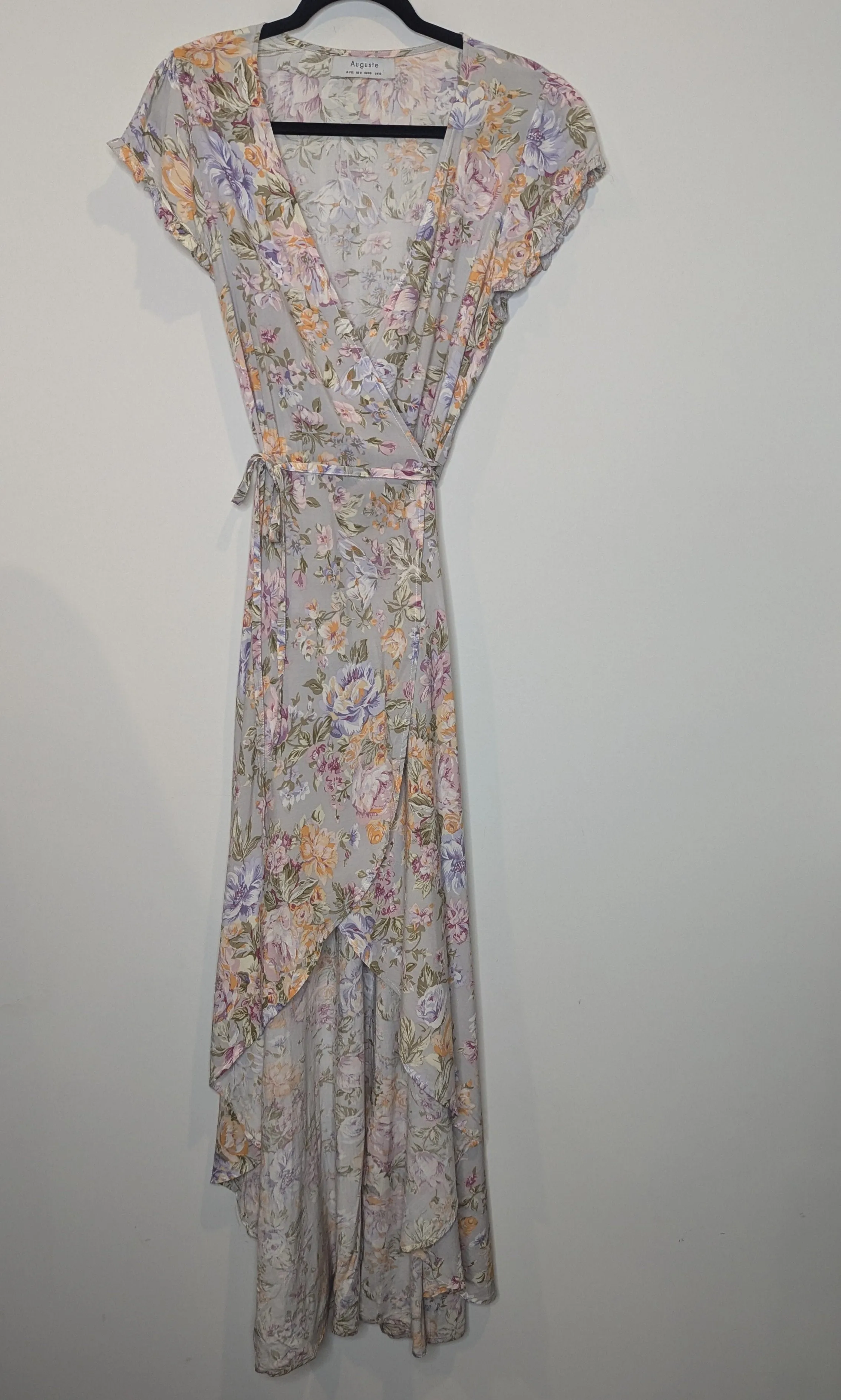 Auguste The Label Floral New Romance Petal Wrap Dress