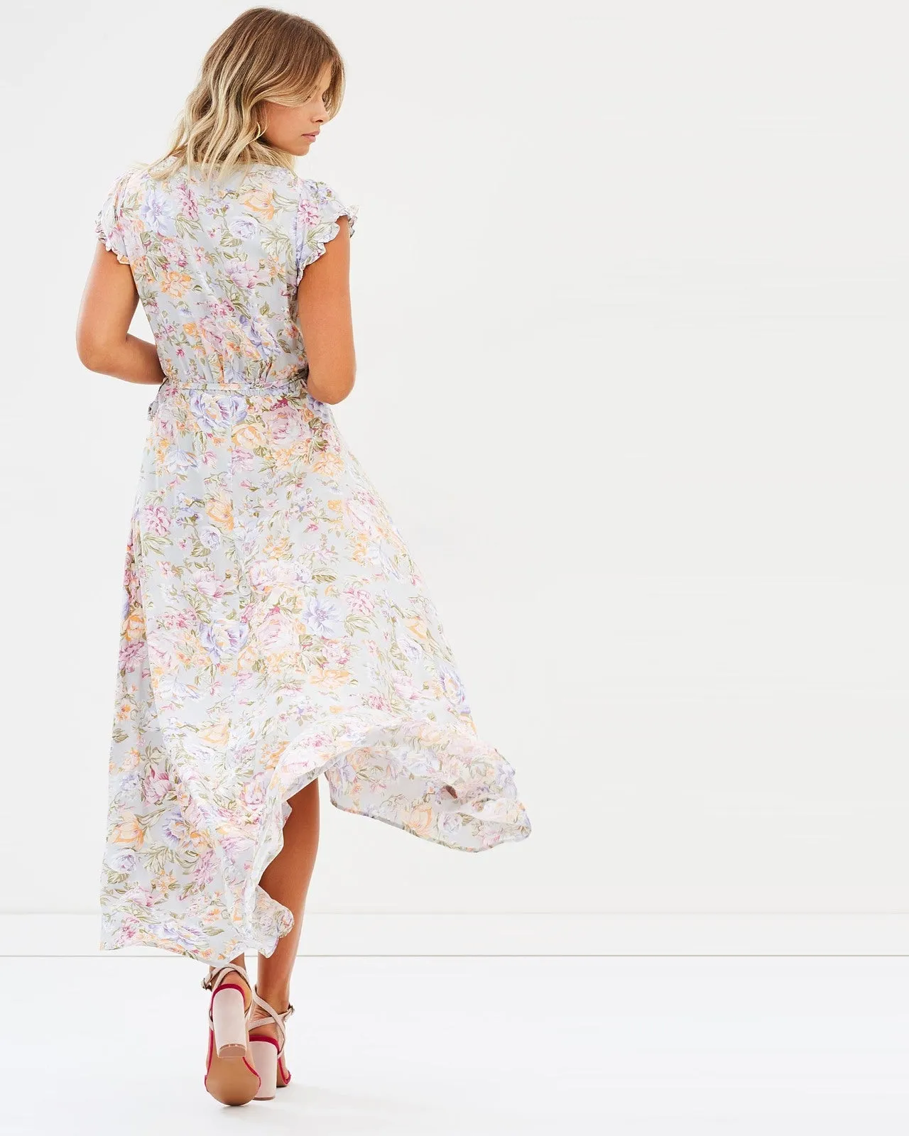 Auguste The Label Floral New Romance Petal Wrap Dress