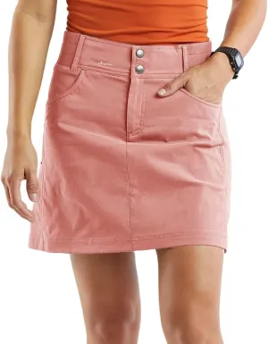 Aurgelmir Women's Casual Mid Rise Golf Hiking Skorts Athletic Running Relaxed Fit Tennis Skirts with Shorts Pockets