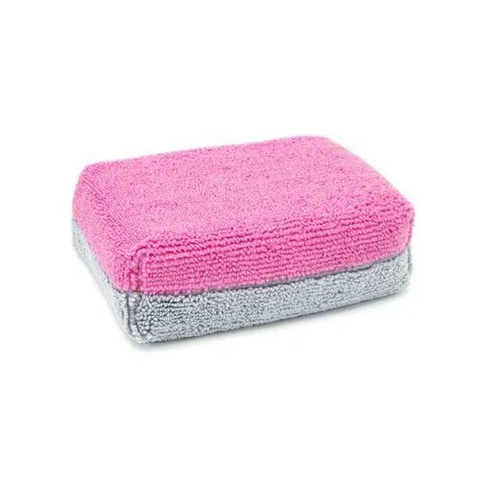 AUTOFIBER | Thick Saver Applicator Microfiber Coating Applicator Sponge with Plastic Barrier