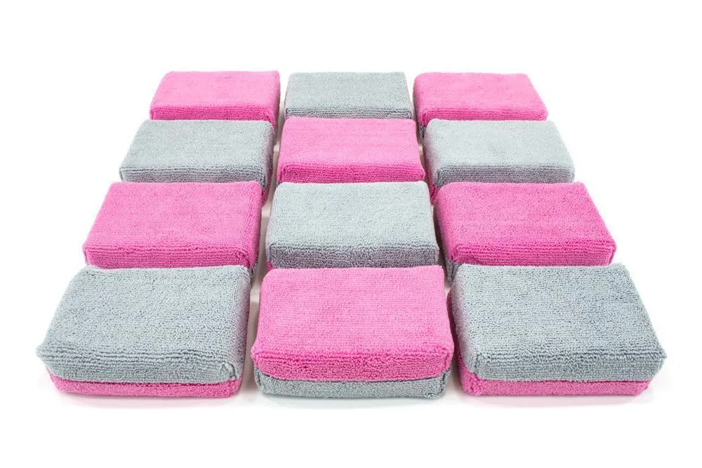 AUTOFIBER | Thick Saver Applicator Microfiber Coating Applicator Sponge with Plastic Barrier