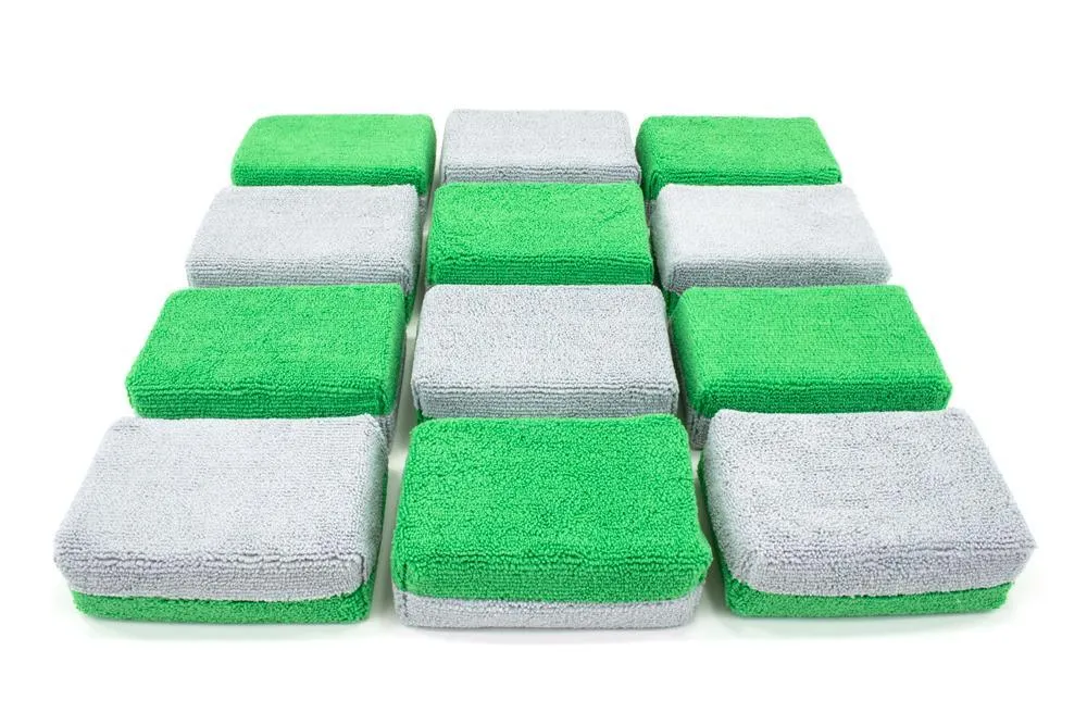 AUTOFIBER | Thick Saver Applicator Microfiber Coating Applicator Sponge with Plastic Barrier