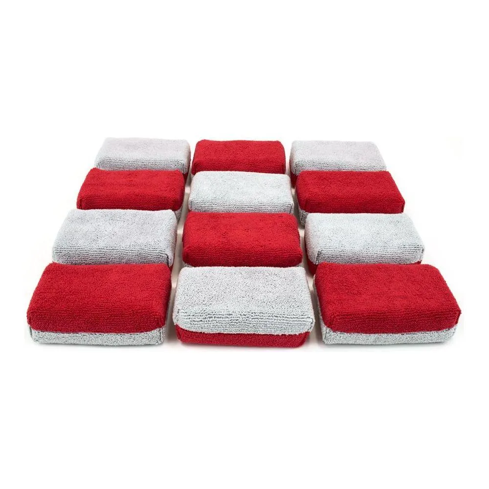 AUTOFIBER | Thick Saver Applicator Microfiber Coating Applicator Sponge with Plastic Barrier
