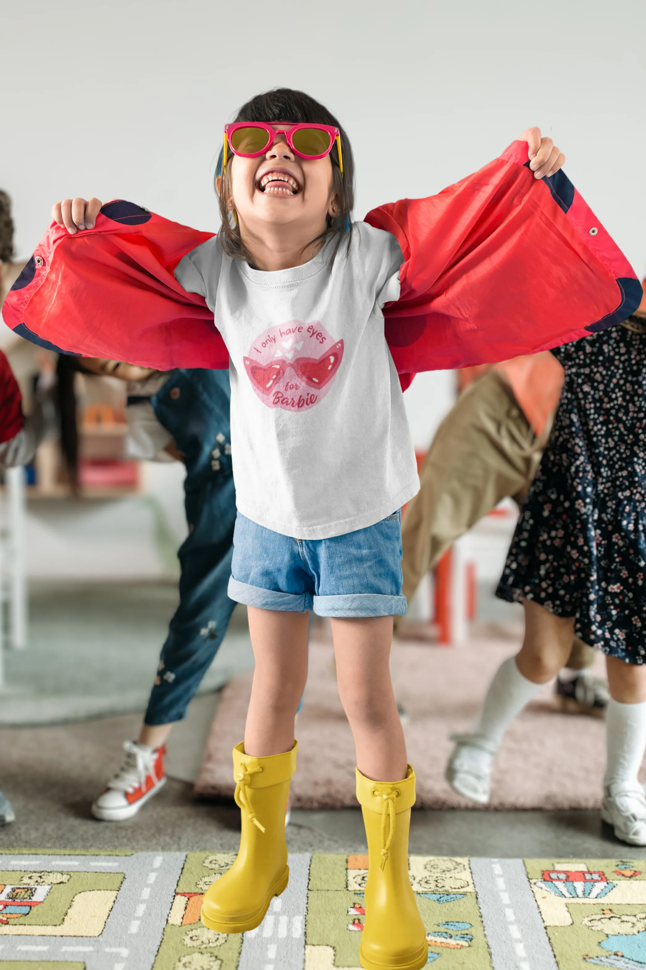 Barbie Gaze Printed T-shirt for girl