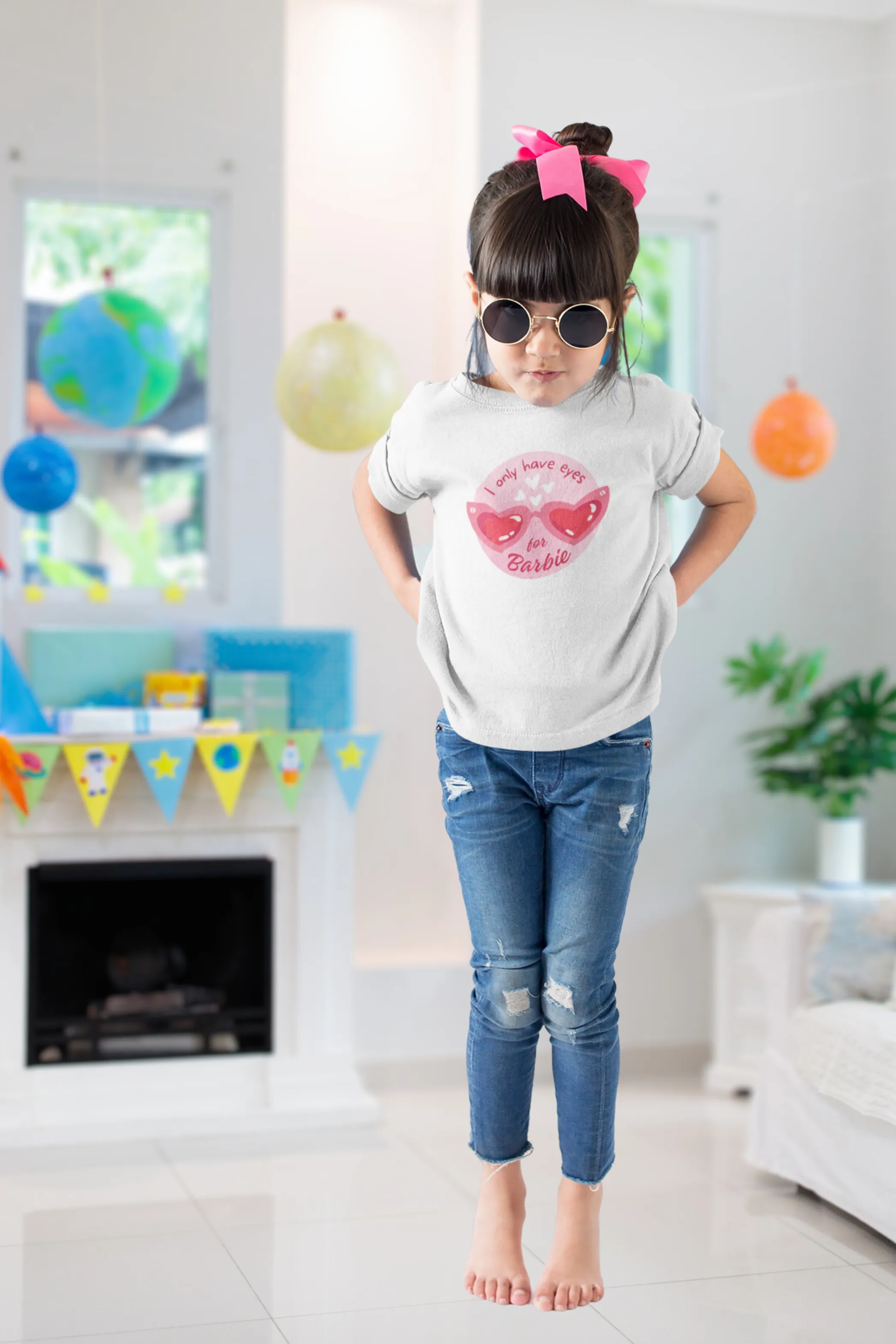 Barbie Gaze Printed T-shirt for girl