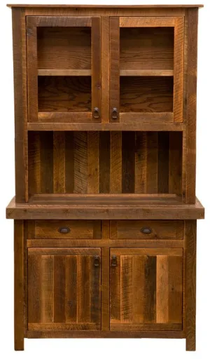 Barnwood Buffet & Hutch - 48 inch