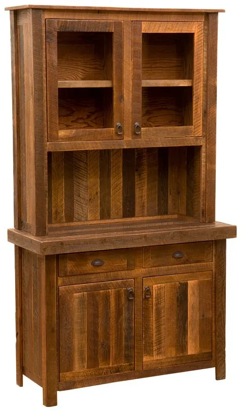 Barnwood Buffet & Hutch - 48 inch