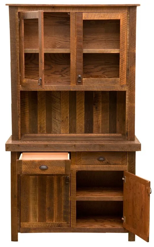 Barnwood Buffet & Hutch - 48 inch